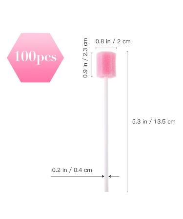 EXCEART Oral Care Swabs - 100pcs Disposable Dental Sponge for Sterile Oral Cleaning - Buy Online on GoSupps.com