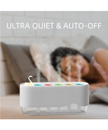 Colorful Ultra-Quiet Humidifier & Essential Oil Diffuser - 600ml Capacity for Bedroom & Baby - International Shipping Available - Buy Online on GoSupps.com