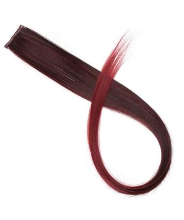 Color Straight Hair Wig Clips Hair Clips Party Night Club Role Playing Women Girls Decorative Hair Accessories 52H