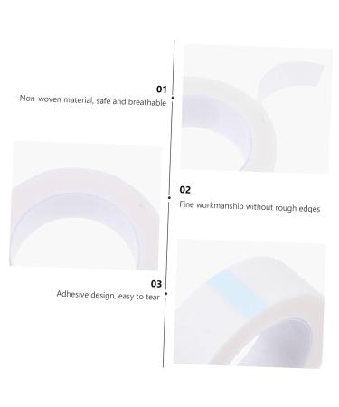 Buy Housoutil 40 Rolls Eyelash Extension Adhesive Tape - Breathable Non-Woven Fabric Perfect for Fake Lashes 4x4x2.5CM - International Shipping Available - Buy Online on GoSupps.com
