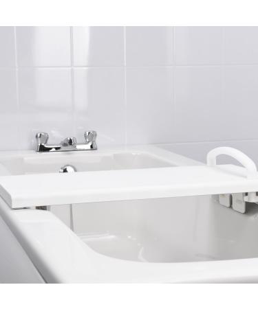 NRS Healthcare Myco Adjustable Bath/Shower Board 66-76 cm with Handle - Comfort & Safety in One - Buy Online on GoSupps.com