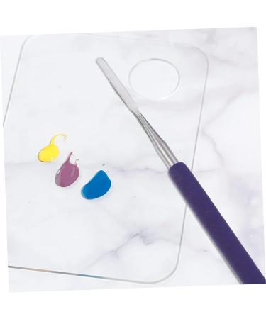 Housoutil Palette Stick Cosmetic Stirring Rods Nail Implements Cosmetic Mixing Stick Nails Gel Nail Manicure Sticks Pigment Mixing Sticks Makeup Stainless Steel Non-slip Blending Pen - Buy Online on GoSupps.com