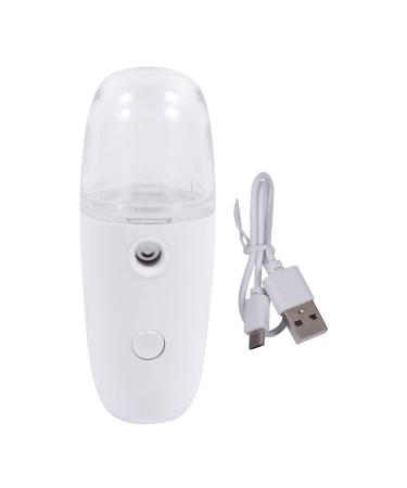 Healeved 1 Set Spray Hydrating Apparatus Mini Facial Mini Steamer Facial Mister Face Cleaner Plastic White