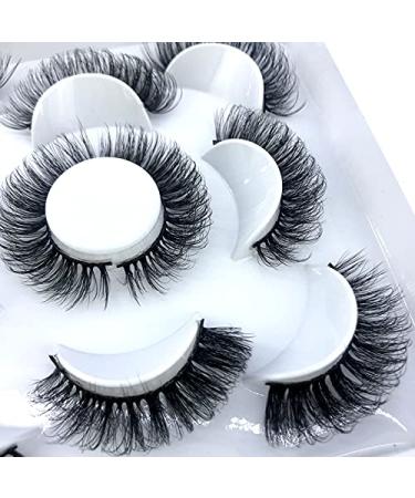 HBZGTLAD Soft Mink Lashes - 5 Pairs Fluffy Wispy False Eyelashes for Dramatic Makeup (ML83) - Shop Internationally - Buy Online on GoSupps.com