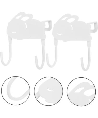 Holibanna 2pcs Shape Coat Hanging Hook Over Towel Hangers Door Racks Heavy Hanger Hooks Rabbit The Clothes - Buy Online on GoSupps.com