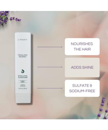 L'ANZA Healing Nourish Stimulating Conditioner - Promotes Healthy Hair Growth, Removes Dead Skin Cells, Sebum, and DHT - 8.5 Fl Oz - Buy Online on GoSupps.com