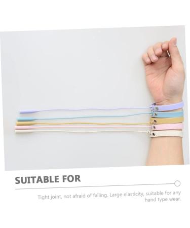 CRILSTYLEO Tweezers Silicone Bracelet Useful Eyelash Tool Eye Lash Separator Tool Ergonomic Lash Pro Tools Makeup Lash Applicator Makeup Lash Lengthening Mascara Purple - Buy Online on GoSupps.com