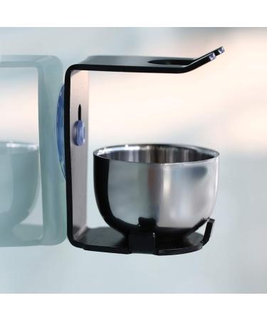 Ounona Men's Shaving Bowl & Soap Set | Stainless Steel Brush Holder & Suction Cup | Ultimate Shaving Experience - Buy Online on GoSupps.com