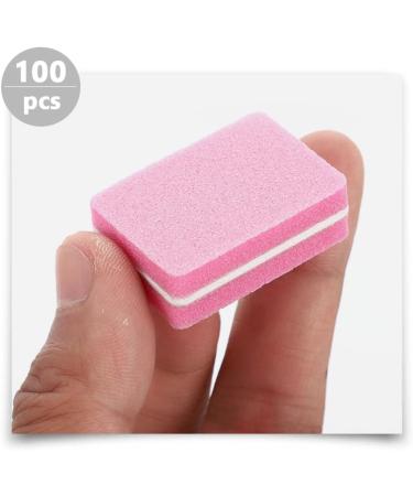 Beaupretty 100-Piece Nail File Set - EVA Sponge Nail Buffer & Nail Accessories for Perfect Nail Shape & Polish - Mini Pink - Buy Online on GoSupps.com