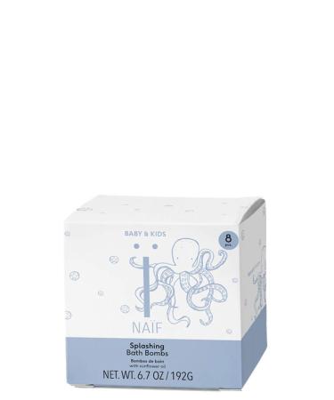 Na f Effervescent Bath Bombs Squares 100% Vegetarian 8 x 24GR