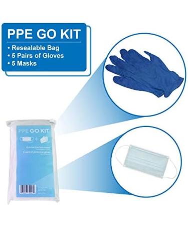 Rehabilitation Advantage PPE Go Kit: Protective Gloves & Face Masks - Buy Online on GoSupps.com