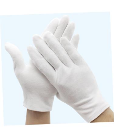 POPETPOP 12 Pair Handling Laboratory Spa Coin Cotton Kitchen Cleaning Thermal Work White Household Cosmetic - Buy Online on GoSupps.com