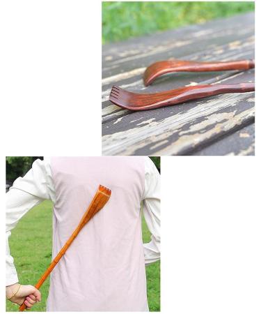 ASTAGI Classic Wooden Back Scratcher Set - 2 Pieces for Itching Relief Relaxation & Massage - Ideal for All Skin Types - Buy Online on GoSupps.com