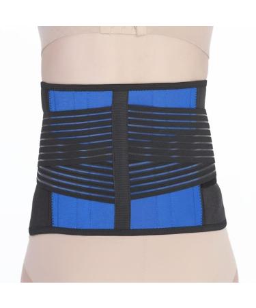 Dorbi adjustable back support with double adjustment straps - loin area & lower back - breathable & light material (size: m)