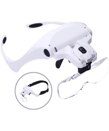 Magnifying Head Magnifier Magnifying Glasses with Led Lighting Hands-Free Frontal Loupes for Sewing Precision Repairing Made in China - Buy Online on GoSupps.com