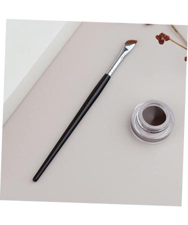 KALLORY 6pcs Eyebrow Brush Gel Eyeliner Gel Liner Eyeliner Makeup Supplies Cosmetic Brush Flat Head Miss Die 16X1CM As Shown - Buy Online on GoSupps.com