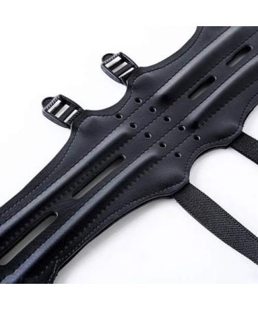 Archery Leather Arm Guard with 4 Straps - Forearm Protective Gear for Hunting and Bow Arrow - 1PCS - Buy Online on GoSupps.com