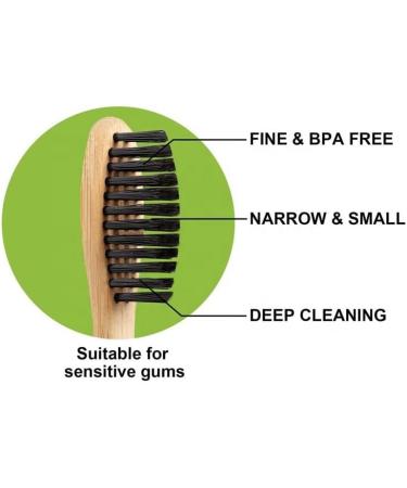 Eco-Friendly Bamboo Toothbrushes for Couples | Solar-Powered Cute & Happy Design | Buy Internationally - Buy Online on GoSupps.com