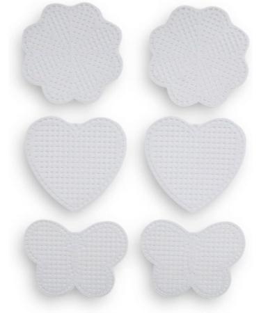 Plastic Canvas Variety Pack - Circle, Square, Heart, Star, Flower & Butterfly - 12 Pieces - 2.25 to 4.25 inches - Buy Online on GoSupps.com