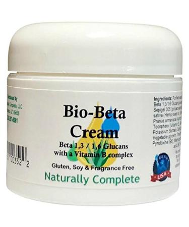 Bio-Beta Cream One 2 oz Jar | Non-GMO | Soy-Free | Unscented | Gluten-Free | Made in The USA