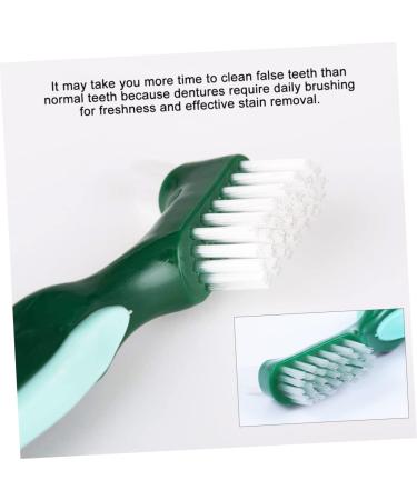 Shop Tovinanna 3-Piece Double-Headed Toothbrush for Prosthesis Care | Effective Cleaner for False Teeth - Buy Online on GoSupps.com