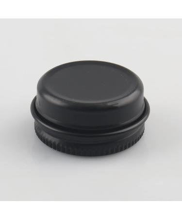 Zeoabsy 48-Piece 10ml Matt Black Aluminum Tins - Empty Round Dosing Containers with Screw Covers Ideal for Cosmetics & Candle Making - Includes 12 Spatulas - Buy Online on GoSupps.com