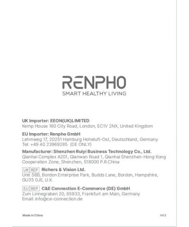 Renpho Extend Massage Gun - Powerful Handheld Deep Tissue Percussion Massager for Athletes - Type C Black - Buy Online on GoSupps.com