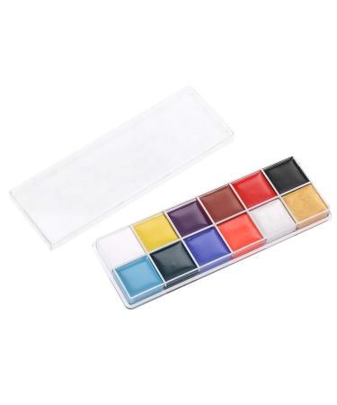SunshineFace 12 Colors Oil: Vibrant Face & Body Paint for Halloween Cosplay & Parties - Perfect for Adults - Buy Online on GoSupps.com