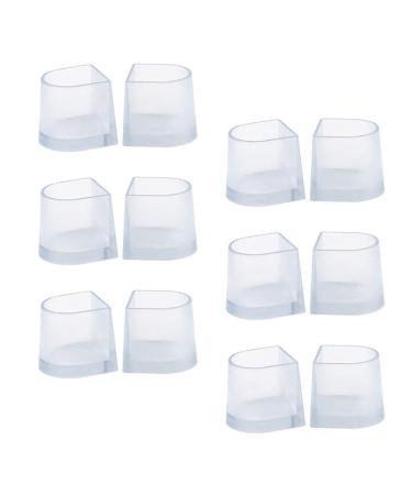 Stahad sales saver for women transparent for Latin dance shoes transparent heel caps for heels sales protection lace sales tip protective pad shoe covers PVC Latin 12 pieces transparent 2x1.9cm
