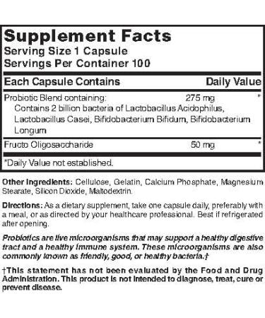 Nature's Blend Probiotic Blend 2 Million Cfu 100 Caps White - Buy Online on GoSupps.com