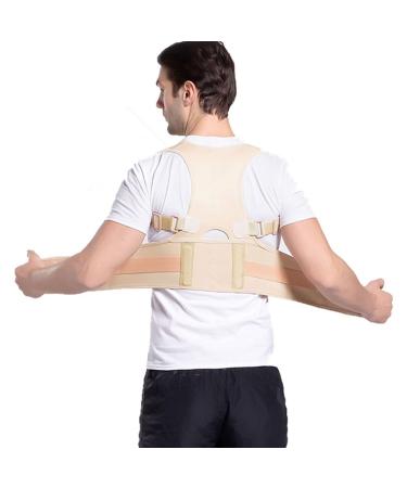 Lower back support lumbar support belts pain relief - back support for women and men under clothing lower lumbar support for posture correction (color: beige size: 2xL) beige L