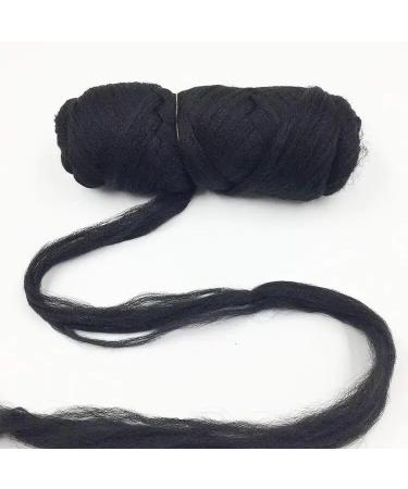 Omoge Hair Ltd 100g Big Roll Brazilian Wool Hair Acylic Yarn For African Crochet Braids Extensions Faux Locs 3 Rolls Natural Black Colour 1b Black Wool For Hair Synthetic Fiber Hair Extensions - Buy Online on GoSupps.com