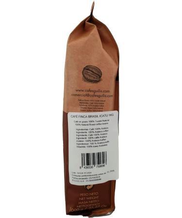 Guilis Cafes CAFES GUILIS DESDE 1928 AMANTES DEL CAFE Brazilian coffee in Arabic Bean Natural Roast Finca Icatu Minas Grais 1 Kg - Buy Online on GoSupps.com