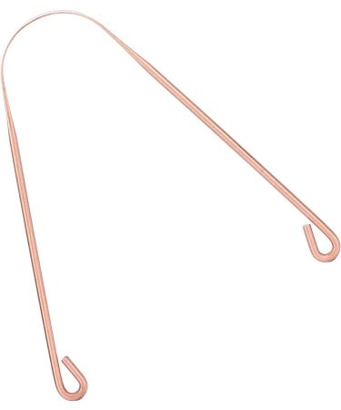 Pure Copper Tongue Scraper - Effective Bad Breath Remover & Oral Hygiene Tool for Adults - Easy to Use & Clean - Buy Online on GoSupps.com