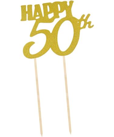 COLLBATH 12pcs Birthday Cake Toppers Th Birthday Shimmer Prais Party Supplies Insert Card Decor Glitter Cupcake Picks Bamboo Plug in - Buy Online on GoSupps.com