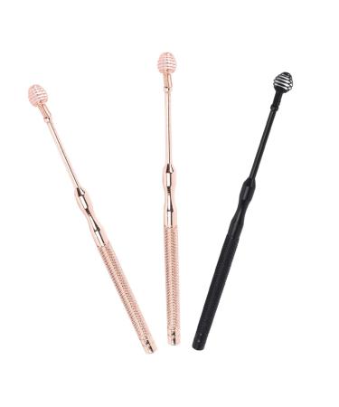 minkissy 3Pcs Portable Ear Cleaner Professional Earwax Removal Tool with Slid Grip for Use for Personal and Random Color