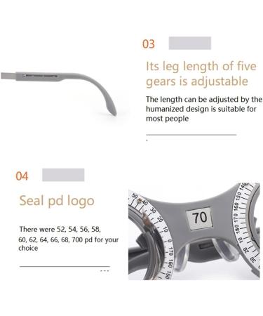 Buy Asinfter Optical Trial Lens Frames - 60mm Eyeglasses for Optometry & Optician Use | International Shipping Available - Buy Online on GoSupps.com