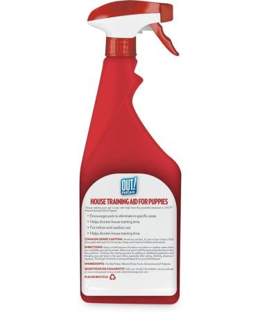 OUT! Indoor and Outdoor Dog and Puppy Training Spray | House-Training Aid| 500ml 500 ml (Pack of 1) - Buy Online on GoSupps.com