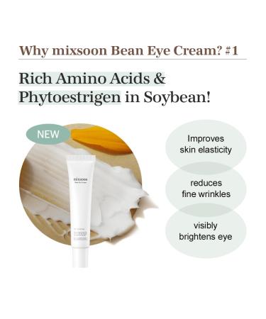 mixsoon Bean Eye Cream 0.67 fl. oz. / 20ml + Collagen Hydrogel Eye Patch Under Eye Skin 84 g / 2.84 fl.oz. (30pairs) - Buy Online on GoSupps.com