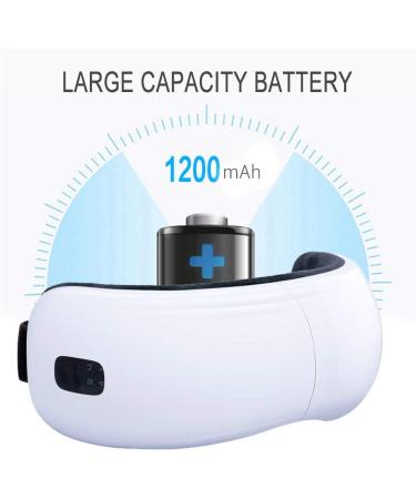 HGJDKSJ Eye Massager - Airbag Kneading Warm Compress 5 Modes Bluetooth Music Foldable Design to Relieve Eye Fatigue & Sinus Pressure - International Shipping Available - Buy Online on GoSupps.com
