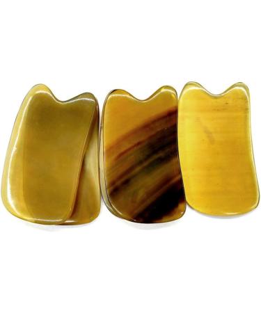 4-Piece Gua Sha Facial Massage Set - Rose Quartz & Buffalo Horn Tools for Spa Treatment - Buy Online on GoSupps.com