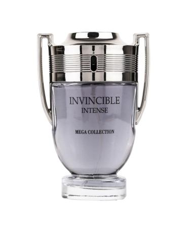 Ard al Zaafaran Mega Collection Invincible Intense Eau De Parfum Spray for Men 3.4 Ounce
