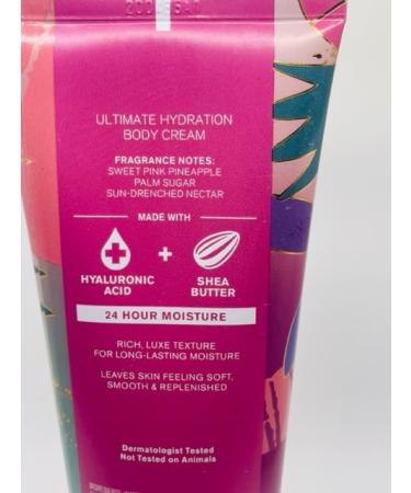 Pink Pineapple Sunrise Ultimate Hydration Body Cream - 8 oz | Moisturizing Body Lotion for Glowing Skin | International Shipping Available - Buy Online on GoSupps.com