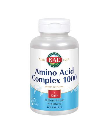 KAL Amino Acid Complex 1000 1000 mg 100 Tablets - Buy Online on GoSupps.com