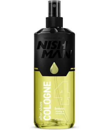 nishman After Shave Series (400ml 04 Lemon) 14.11 Ounce (Pack of 1) 04 Lemon