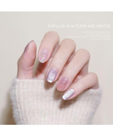 DIY UV Nail Gel Reflective Nail Varnish Gel Nail Polish Manicure Nail Phototherapy Gel Crystal Cat Eye Gel - (Color: 8) - Buy Online on GoSupps.com