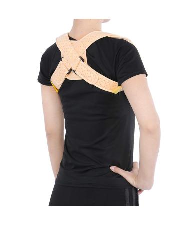 FILFEEL Posture Corrector for Men & Women Provide Clavicle and Shoulder Support Relieve Pain Improve Thoracic Kyphosis Prevent Slouching Under Clothes Upper Back Brace(L)