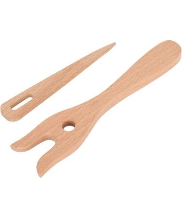 Yosoo Health Gear Lucet Fork - Wooden DIY Weaving Tool for Bracelet and Necklace Making - Buy Online on GoSupps.com