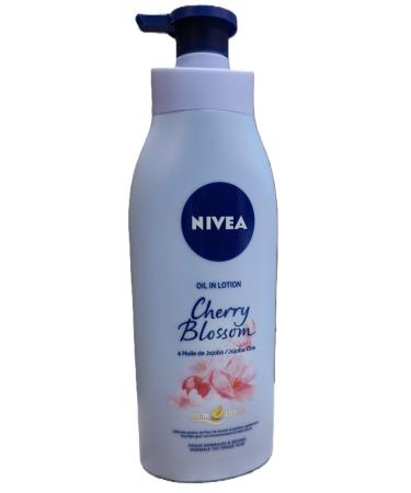 Beiersdorf AG NIVEA body oil lotion with pump dispenser cherry blossom & jojoba 6 pieces 400 ml