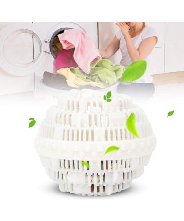 Eco Friendly Laundry Ball Particle White Ceramic Cleanse Boost Wash Pom Ball Pot Washer Magnificent Choice (White) - Buy Online on GoSupps.com